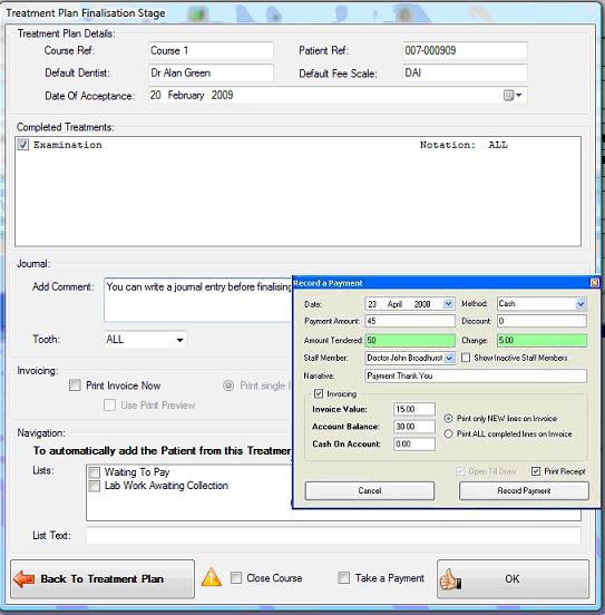 Payment Screen